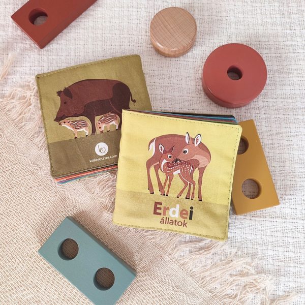 Babakönyv erdei állatokkal