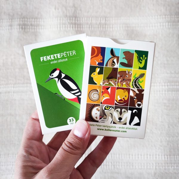 Fekete Péter kártya – erdei&nbsp;állatok
